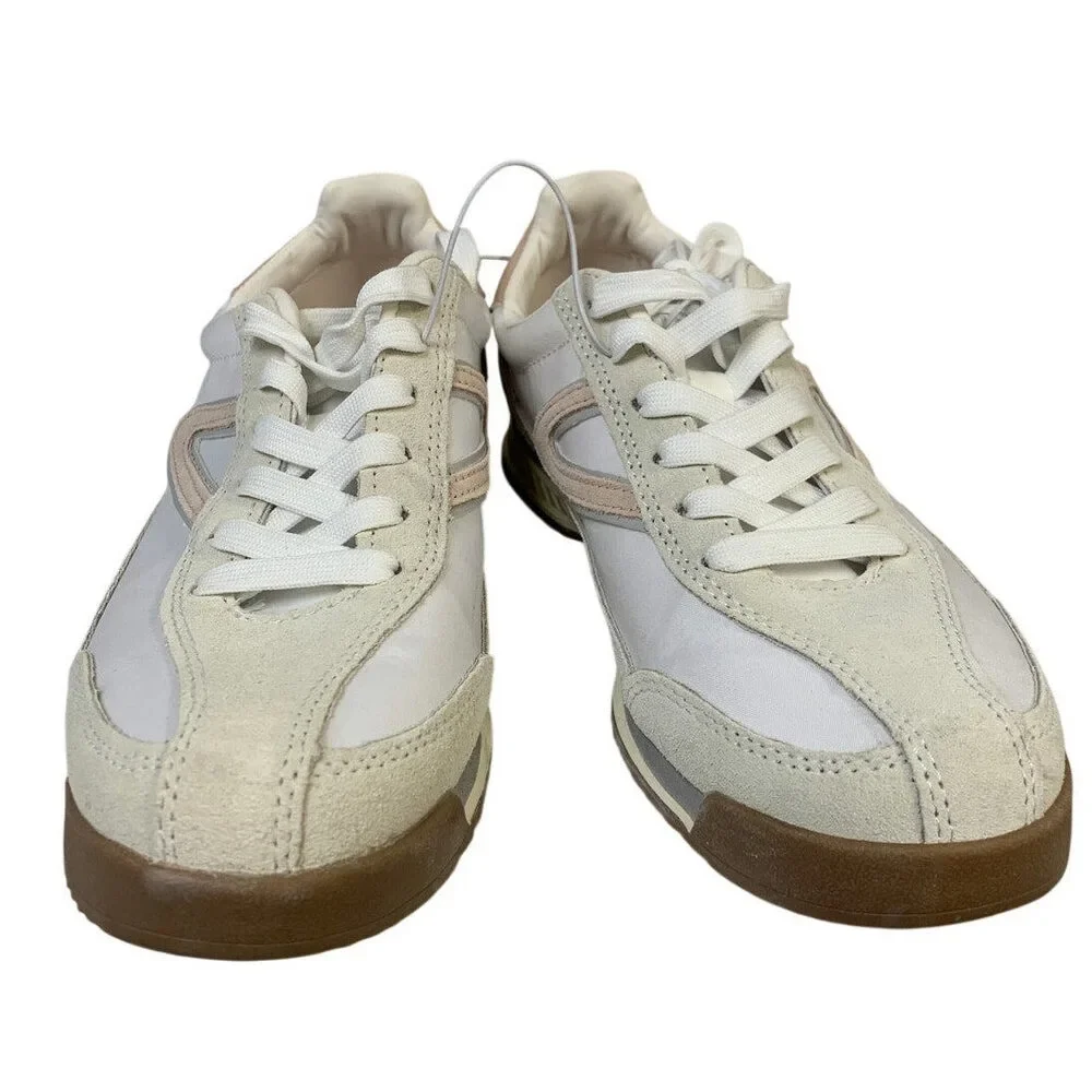 Tretorn Womens Size 7 Pink White Hailey Sneakers Lace Up Low Top Round Toe Shoes